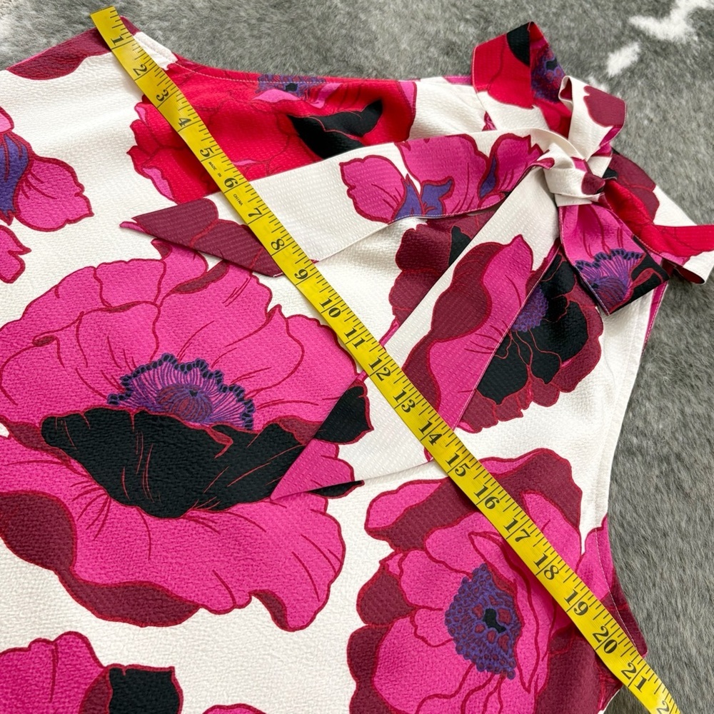 NWT Talbots Blooming Floral Tie Neck Halter Blouse - Picture 11 of 11